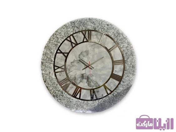 ساعت رزینی طرح مرمر نقره ایی (RM)|پیشنهاد محصول