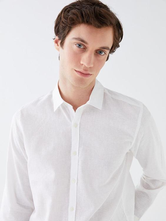 پیراهن آستین بلند مردانه سفید برند XSIDE|پیشنهاد محصول