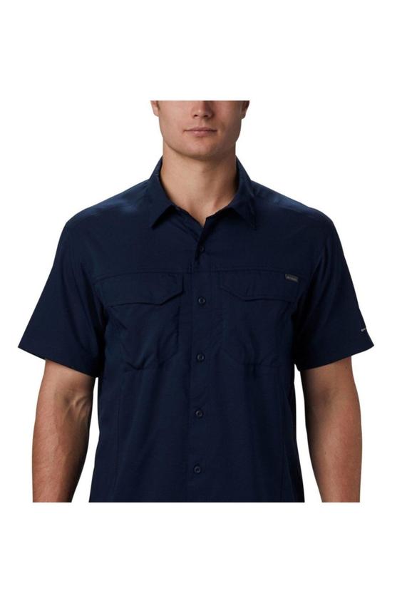 پیراهن آستین کوتاه مردانه سرمه‌ای برند columbia 1654311464 ا Am1567 Silver Ridge Lite Short Sleeve Shirt|پیشنهاد محصول