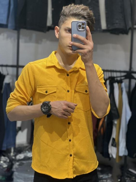 پیراهن کبریتی چهارفصل زرد خاص - Xxxl|پیشنهاد محصول
