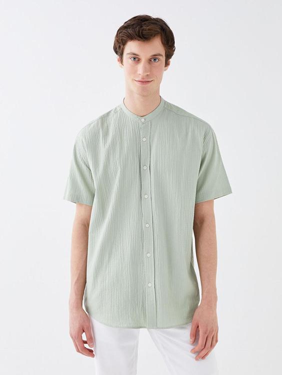 پیراهن آستین کوتاه مردانه سبز برند XSIDE|پیشنهاد محصول