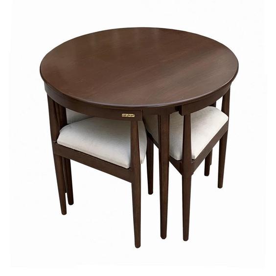 میز و صندلی ناهار خوری اسپرسان چوب کد Sm73 - قهوه ای تیره|پیشنهاد محصول