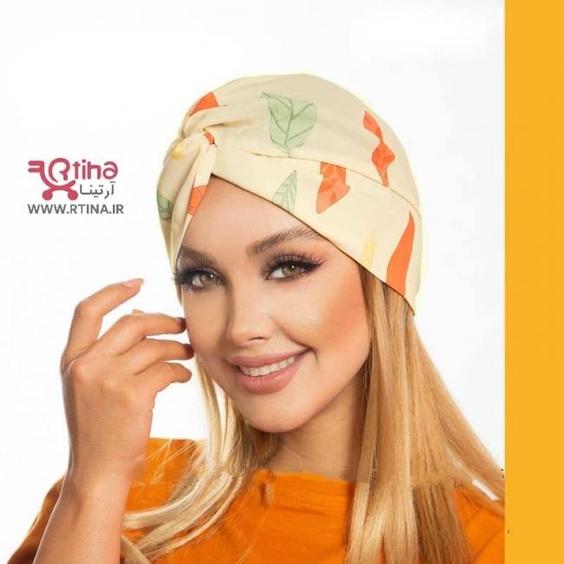 کلاه حجاب پارچه ای توربان مدل گلدار|پیشنهاد محصول
