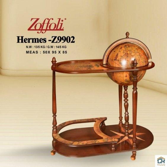 میز سرو چوبی لوتوس مدل ZOFFOLI-HERMES-Z-9902-BR|پیشنهاد محصول