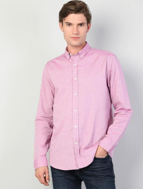 پیراهن آستین بلند مردانه بنفش کولینز CL1031345 ا Regular Fit Shirt Neck Erkek Lila Uzun Kol G&#246;mlek|پیشنهاد محصول