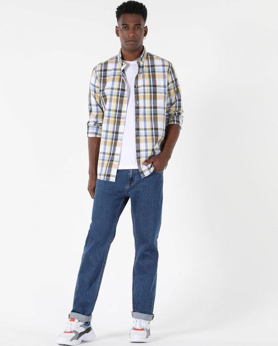 پیراهن آستین بلند رنگارنگ مردانه کولینز کد:CL1058247|پیشنهاد محصول