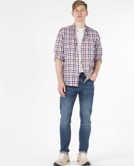 پیراهن آستین بلند رنگارنگ مردانه کولینز کد:CL1058244|پیشنهاد محصول