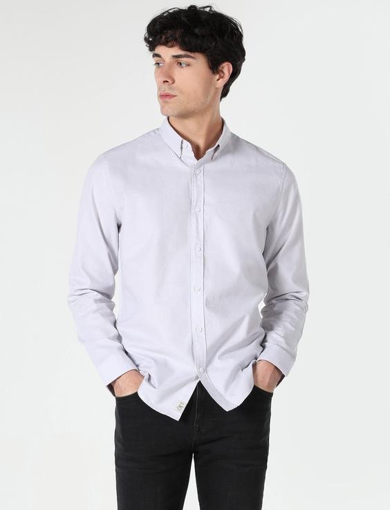 پیراهن آستین بلند سنگی مردانه کولینز کد:CL1048576|پیشنهاد محصول
