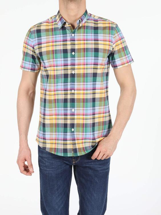 پیراهن آستین کوتاه رنگارنگ مردانه کولینز کد:CL1053991|پیشنهاد محصول