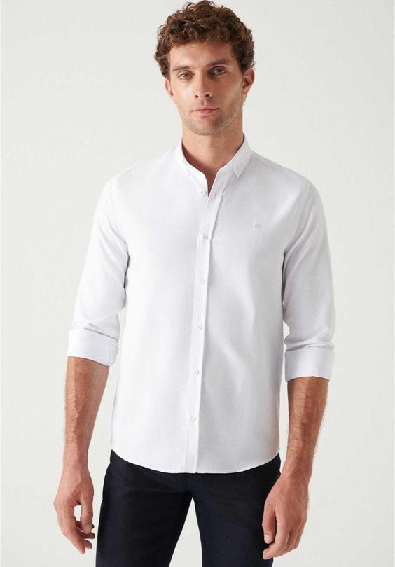 پیراهن سفید مردانه برند Avva کد 1682745415|پیشنهاد محصول