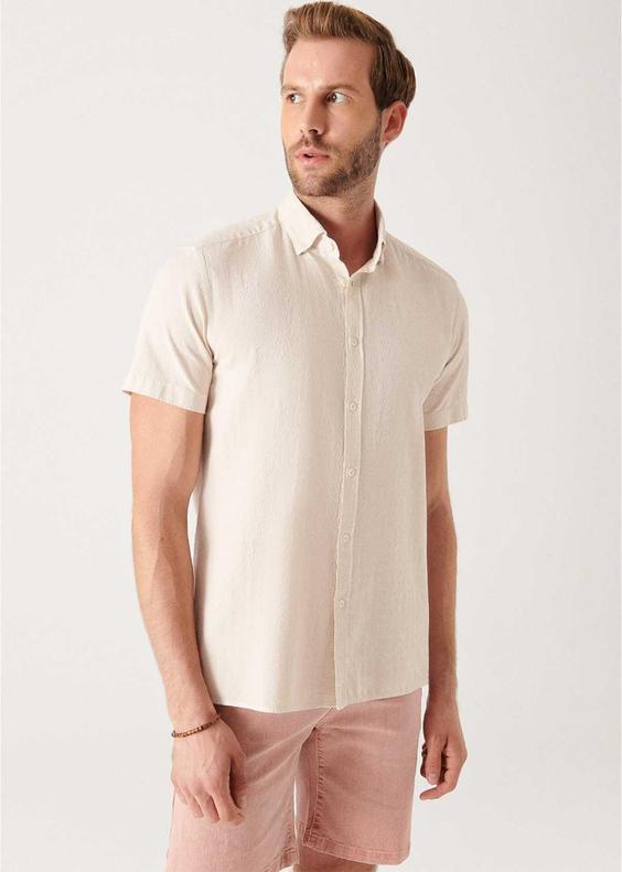 پیراهن آستین کوتاه بافتنی طرحدار سنگی مردانه برند Avva کد 1686815570|پیشنهاد محصول