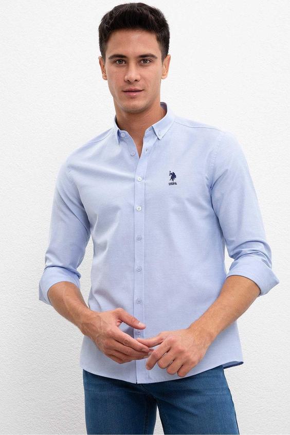 پیراهن آبی مردانه برند U.S. Polo Assn. کد 1667632790|پیشنهاد محصول