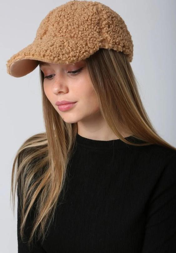 کلاه کپ تدی زنانه قهوه ای روشن|پیشنهاد محصول