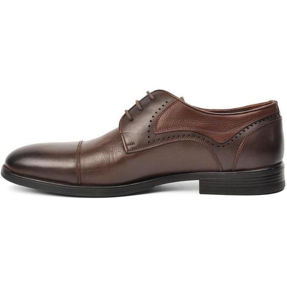 خرید اینترنتی کفش رسمی مردانه قهوه ای پیر کاردین MSP-00000000013405 ا 37711 Koyu Kahve Hakiki Deri Erkek Klasik Ayakkabı|پیشنهاد محصول