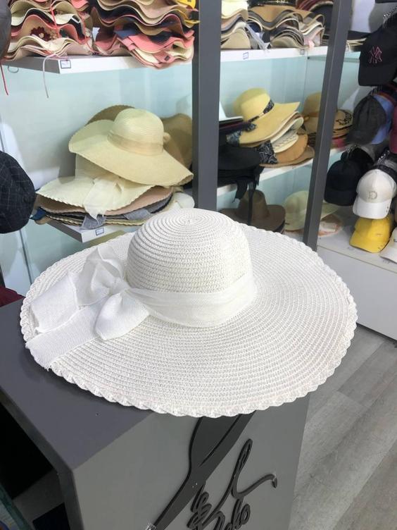 کلاه حصیری زنانه مدل پاپیون دار ZH143 - کالباسی|پیشنهاد محصول