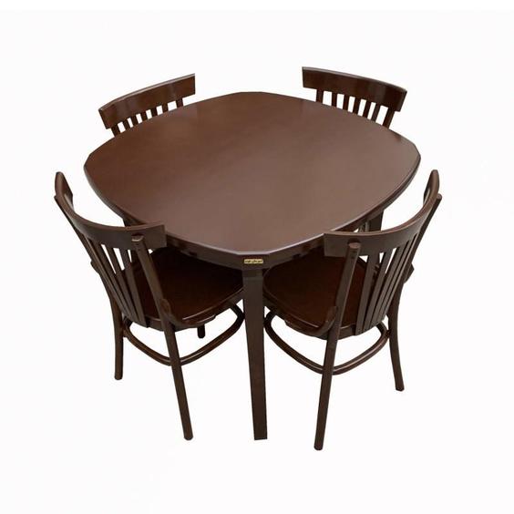 میز و صندلی ناهار خوری اسپرسان چوب کد Sm86 - قهوه ای تیره|پیشنهاد محصول