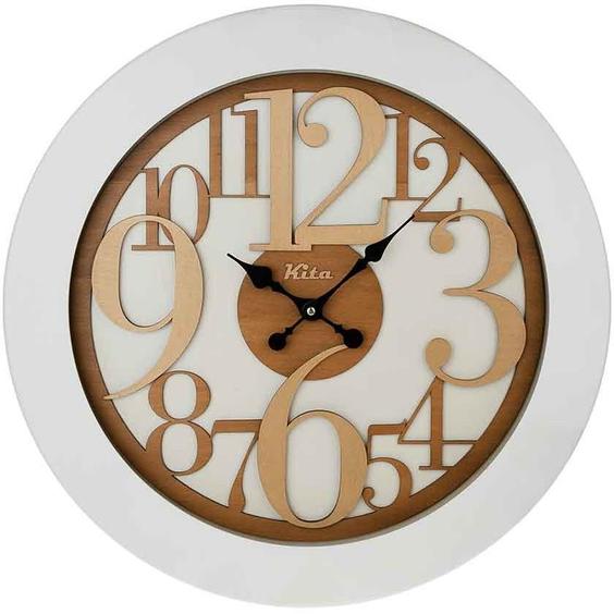 ساعت دیواری چوبی کیتا، مدل رویال، کد CKS 620-W - (60 ،40 و 80 cm)|پیشنهاد محصول