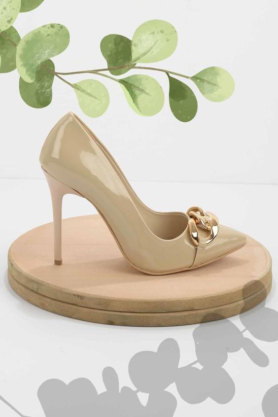 کفش پاشنه بلند کلاسیک زنانه بامبی Bambi | K015961773|پیشنهاد محصول