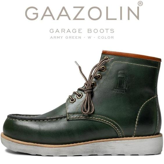 بوت گاراژ گازولین ارتشی شبرو – GAAZOLIN Garage Boots Army Green W|پیشنهاد محصول