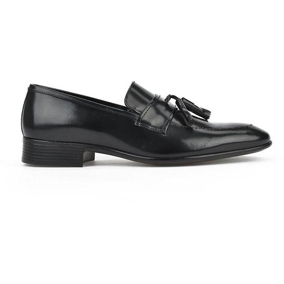 خرید اینترنتی کفش رسمی مردانه سیاه برند Ziya 12150 0126_000 ا Erkek Hakiki Deri Ayakkabı 12150 0126 Siyah|پیشنهاد محصول