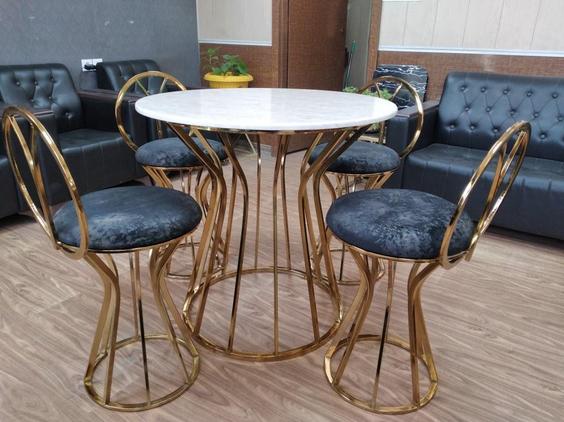 میز و صندلی غذاخوری - طلایی فورتیک|پیشنهاد محصول