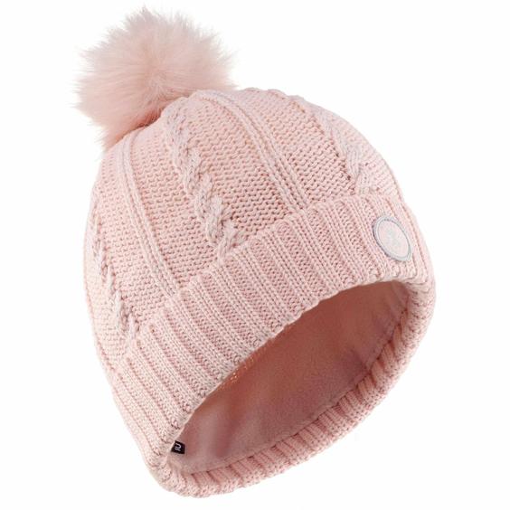 کلاه اسکی زنانه ودزی دکتلون Wedze Women's Ski Cap - Pink - TORSADES|پیشنهاد محصول