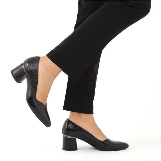 کفش پاشنه بلند کلاسیک زنانه تامر تانجا Tamer Tanca | 923 450 BN AYK SK22/23|پیشنهاد محصول