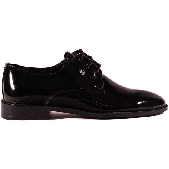 خرید اینترنتی کفش رسمی مردانه سیاه پیر کاردین SLT-E1-7039 009 ا 7039 Erkek Ayakkabı|پیشنهاد محصول