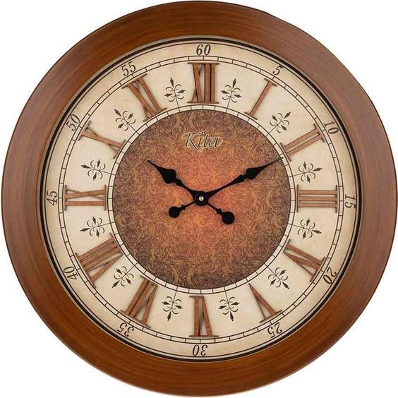 ساعت دیواری چوبی کیتا، مدل آنتیک، کد CKA 712 – (قطر 60 cm)|پیشنهاد محصول