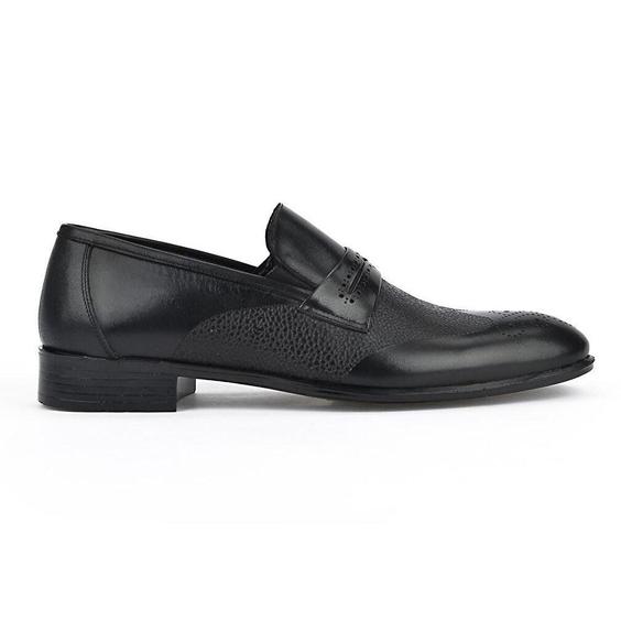 خرید اینترنتی کفش رسمی مردانه سیاه برند Ziya 111985 406_000 ا Erkek Hakiki Deri Klasik Ayakkabı 111985 406 Siyah|پیشنهاد محصول