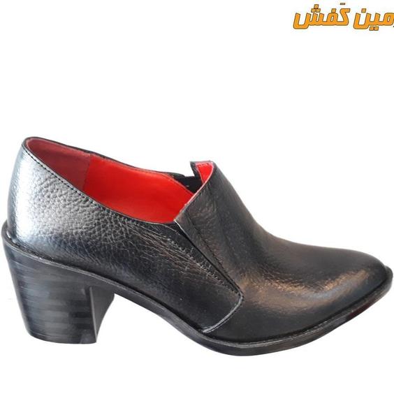 کفش چرم زنانه پاشنه 3 سانت کد 6774|پیشنهاد محصول