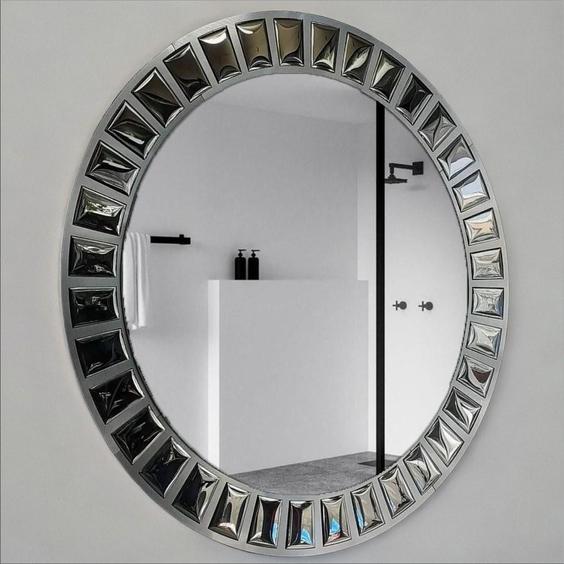 آینه دیواری کد 13-76 استیل رنگ کروم سایز60|پیشنهاد محصول