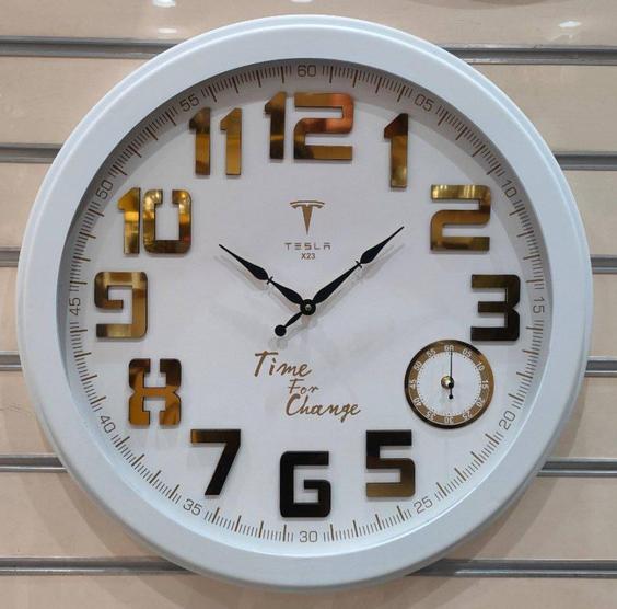 ساعت دیواری جدید مدل تسلا - سفید ا Tesla's new wall clock|پیشنهاد محصول