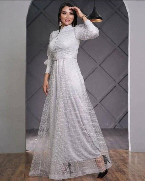 لباس مجلسی و شب ماکسی مدل ملیکا - صورتی / سایز46 ا Dress and long night|پیشنهاد محصول