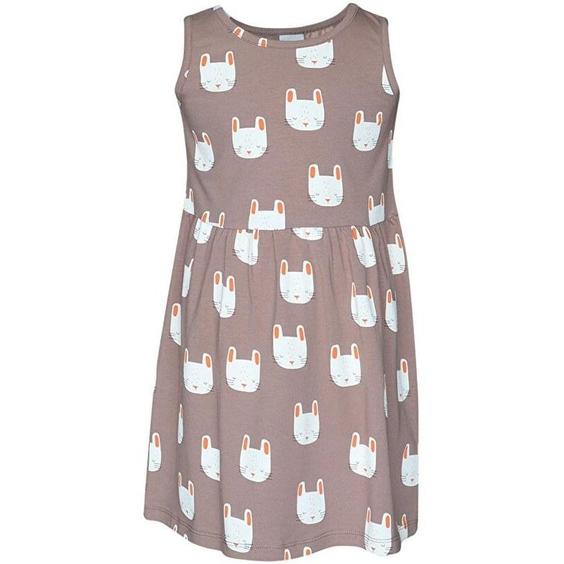 خرید اینترنتی پیراهن روزمره بچه گانه دخترانه نقره ای برند Lovetti 5757-127D0001 ا Sleepy Bunny Desen Kolsuz Elbise|پیشنهاد محصول