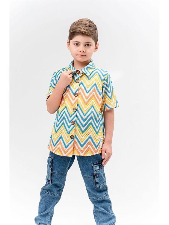 پیراهن پسرانه فیت نرمال برند موی نوی کد: S3JN84Z4|پیشنهاد محصول