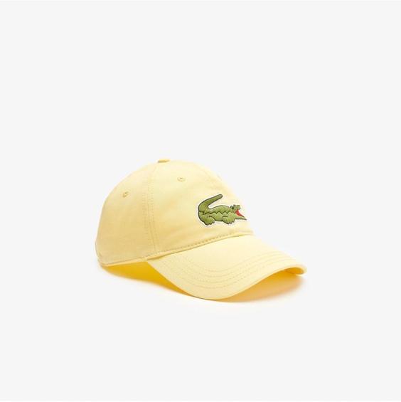 خرید اینترنتی کلاه کپ زنانه زرد لاکوست RK9871 ا Unisex Sarı Şapka|پیشنهاد محصول
