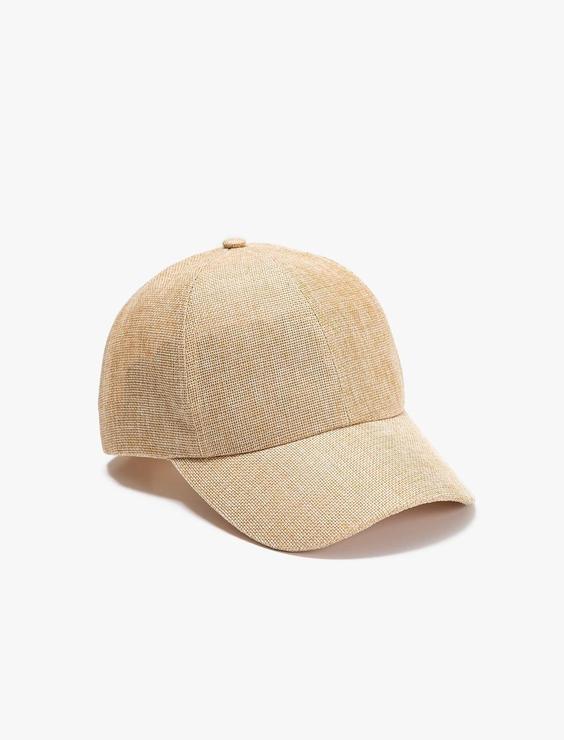 خرید اینترنتی کلاه کپ زنانه بژ کوتون 3SAK40018AA ا Hasır Cap Şapka Dokulu|پیشنهاد محصول