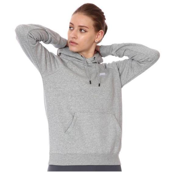 خرید اینترنتی هودی زنانه طوسی نایک TYC00820162356 ا Essential Kadın Gri Günlük Stil Sweatshirt|پیشنهاد محصول
