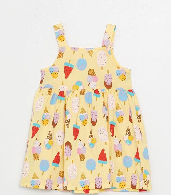Kare Yaka Kız Bebek Elbise|پیشنهاد محصول