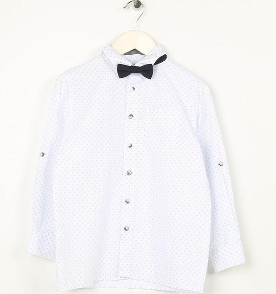 خرید اینترنتی پیراهن آستین بلند بچه گانه پسرانه سفید کوتون 5002985068 ا Düz Beyaz Erkek Çocuk Gömlek 3skb60015tw|پیشنهاد محصول