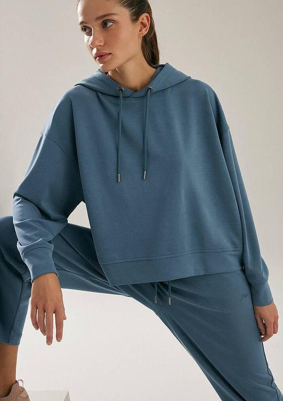 خرید اینترنتی هودی زنانه آبی ماوی ا Mavi Active Sweatshirt|پیشنهاد محصول