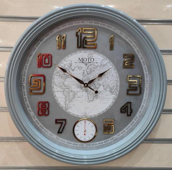 ساعت دیواری موتو کد 555 - طوسی|پیشنهاد محصول