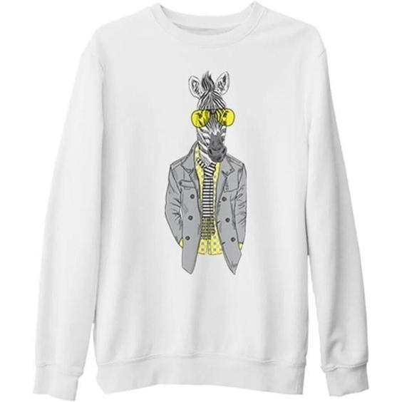 White Zebra Potik Lord Unisex Sweatshirt|پیشنهاد محصول