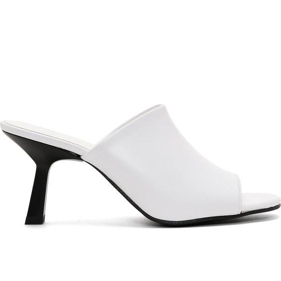 کفش پاشنه دار زنانه سفید دریمد|پیشنهاد محصول
