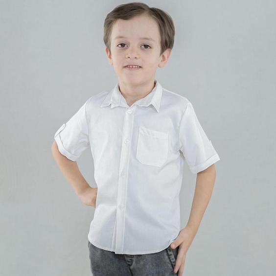 پیراهن پسرانه سفید شروین 1425|پیشنهاد محصول