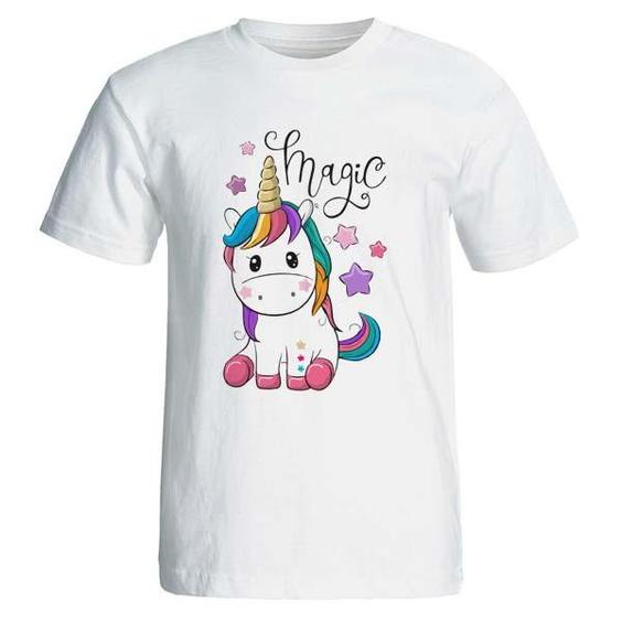 تیشرت زنانه طرح اسب تک شاخ magic unicorn یونیکورن کد 3638|دیجی کالا