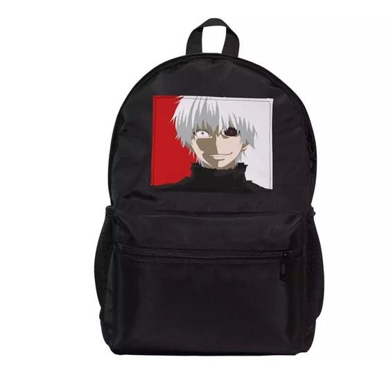 کوله پشتی مدرسه مناسب مقطع متوسطه طرح انیمه توکیو غول کد Tokyo ghoul|باسلام