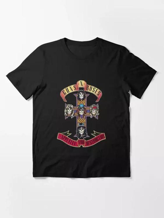 تیشرت guns n roses گانز ان روزز Skull کد 1530 202|باسلام