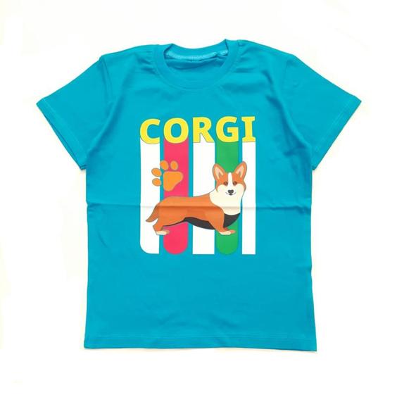 تیشرت بچگانه طرح سگ corgi|باسلام